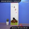 Skříň Dream SZ04 - krtek (Barva bílá, Otevírání dvířek pravé, Vnitřek skříně šatní tyč)