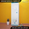 Skříň Dream SZ05 - ovečka (Barva bílá, Otevírání dvířek pravé, Vnitřek skříně šatní tyč)