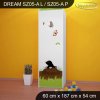 Skříň Dream SZ05 - krtek (Barva bílá, Otevírání dvířek pravé, Vnitřek skříně šatní tyč)