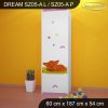 Skříň Dream SZ05 - kočička (Barva bílá, Otevírání dvířek pravé, Vnitřek skříně šatní tyč)