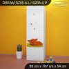 Skříň Dream SZ05 - kočička (Barva bílá, Otevírání dvířek pravé, Vnitřek skříně šatní tyč)