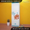 Skříň Dream SZ05 - kočičky (Barva bílá, Otevírání dvířek pravé, Vnitřek skříně šatní tyč)