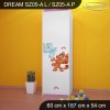 Skříň Dream SZ05 - kočičky (Barva bílá, Otevírání dvířek pravé, Vnitřek skříně šatní tyč)