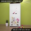 Skříň Dream SZ06 - pony (Barva bílá, Vnitřek skříně šatní tyč)