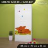 Skříň Dream SZ06 - kočička (Barva bílá, Vnitřek skříně šatní tyč)