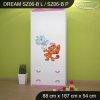 Skříň Dream SZ06 - kočičky (Barva bílá, Vnitřek skříně šatní tyč)