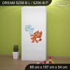 Skříň Dream SZ06 - kočičky (Barva bílá, Vnitřek skříně šatní tyč)