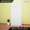 Skříň Dream SZ07 - bez motivu (Barva bílá, Vnitřek skříně šatní tyč)
