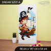 Skříň Dream SZ07 - pirát (Barva bílá, Vnitřek skříně šatní tyč)