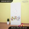 Skříň Dream SZ07 - zvířecí kapela (Barva bílá, Vnitřek skříně šatní tyč)