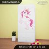 Skříň Dream SZ07 - růžový pony (Barva bílá, Vnitřek skříně šatní tyč)