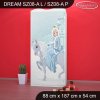 Skříň Dream SZ08 - ledová královna (Barva bílá, Vnitřek skříně šatní tyč)