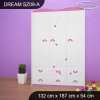 Skříň Dream SZ09 - víla s koníkem (Barva bílá)