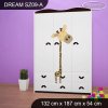 Skříň Dream SZ09 - safari (Barva bílá)