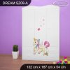 Skříň Dream SZ09 - pony (Barva bílá)