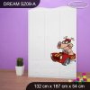 Skříň Dream SZ09 - závodníci (Barva bílá)