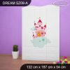 Skříň Dream SZ09 - palác (Barva bílá)