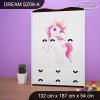 Skříň Dream SZ09 - růžový pony (Barva bílá)