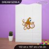Skříň Dream SZ09 - rybičky (Barva bílá)