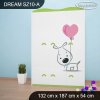 Skříň Dream SZ10 - pejsci (Barva bílá)
