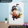 Skříň Dream SZ10 - pirát (Barva bílá)