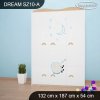 Skříň Dream SZ10 - ovečka (Barva bílá)