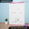 Skříň Dream SZ10 - ovečka (Barva bílá)