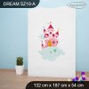 Skříň Dream SZ10 - palác (Barva bílá)