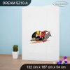 Skříň Dream SZ10 - formule (Barva bílá)