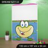 Skříň Dream SZ11 - žabka a čáp (Barva bílá)