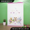 Skříň Dream SZ11 - zvířecí kapela (Barva bílá)