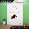 Skříň Dream SZ11 - krtek (Barva bílá)
