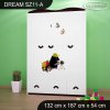 Skříň Dream SZ11 - krtek (Barva bílá)