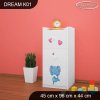Komoda Dream K01 - zvířátka v ZOO (Barva bílá)