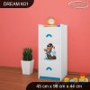 Komoda Dream K01 - kočičky (Barva bílá)