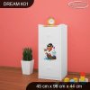 Komoda Dream K01 - kočičky (Barva bílá)