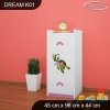 Komoda Dream K01 - rybičky (Barva bílá)