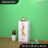 Komoda Dream K02 - veselé safari (Barva bílá)