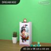 Komoda Dream K02 - pirát (Barva bílá)