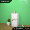 Komoda Dream K02 - zvířecí kapela (Barva bílá)