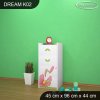 Komoda Dream K02 - rozkvetlá louka (Barva bílá)