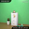 Komoda Dream K02 - včelka (Barva bílá)