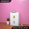 Komoda Dream K03 - veselé safari II. (Barva bílá)