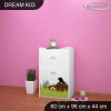 Komoda Dream K03 -  krtek (Barva bílá)