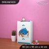 Komoda Dream K03 - dopravní prostředky (Barva bílá)