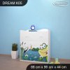 Komoda Dream K05 - žabka a čáp (Barva bílá)