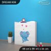 Komoda Dream K06 - zvířátka v ZOO (Barva bílá)