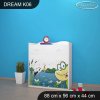 Komoda Dream K06 - žabka a čáp (Barva bílá)
