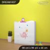 Komoda Dream K07 - víla s koníkem (Barva bílá)