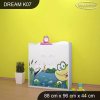 Komoda Dream K07 - žabka a čáp (Barva bílá)